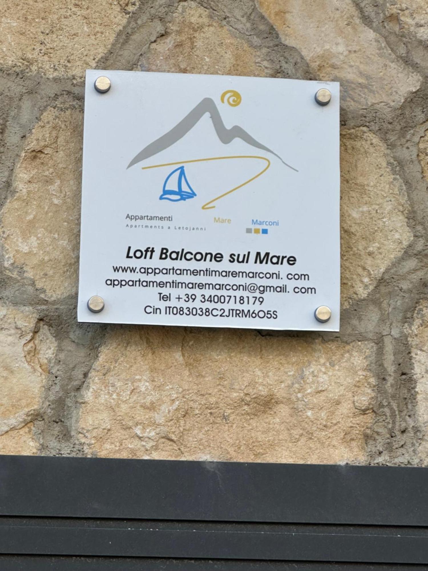Loft Balcone Sul Mare Daire Letojanni Dış mekan fotoğraf